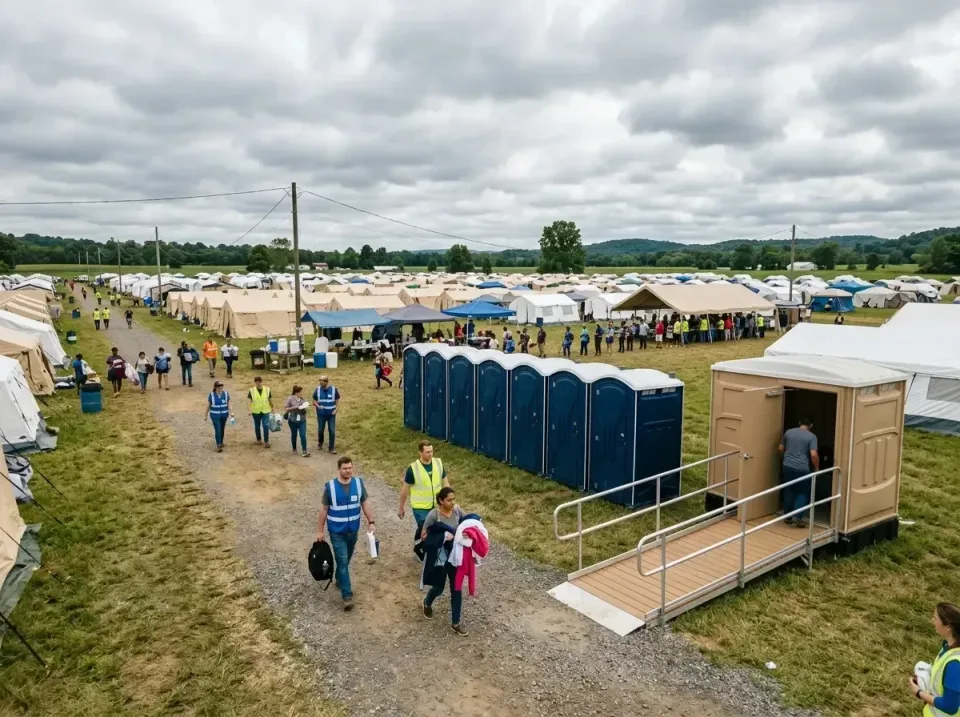 disaster-relief-camp-restrooms-010 — frequently asked questions, Dumpster & Portable Bathrooms Rental in Benton Heights, MI